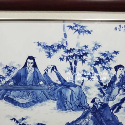 Tranh Trúc Lâm Thất Hiền